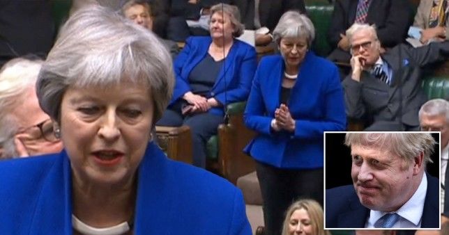 Theresa May's epic takedown of Boris Johnson as Tories tear him to shreds