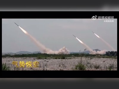 The Chinese Army has begun large-scale exercises.