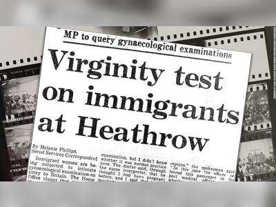 UK government bans virginity testing, but has still not apologized for past abuses on immigrants