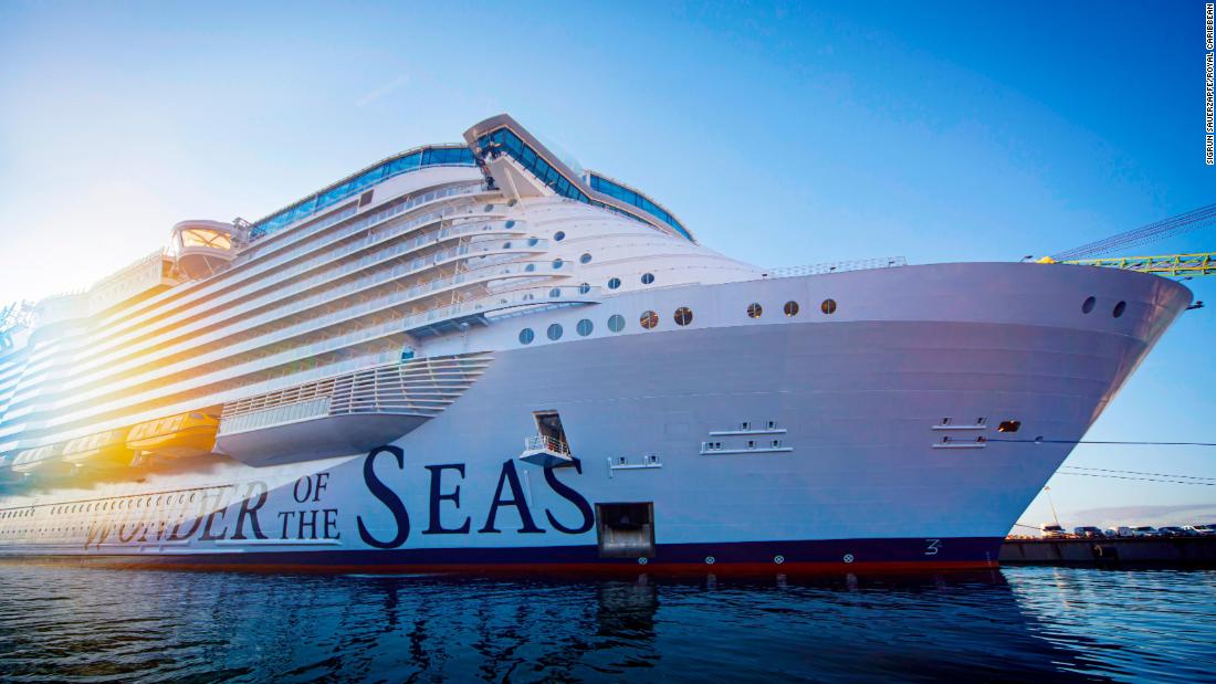 The world's biggest cruise ship is making its debut
