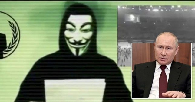 Anonymous launches cyber war on Russia and has disabled several websites