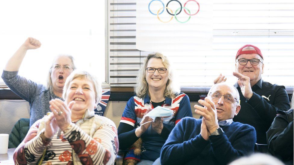 Team GB Olympic curlers roared on by family and friends in Scotland