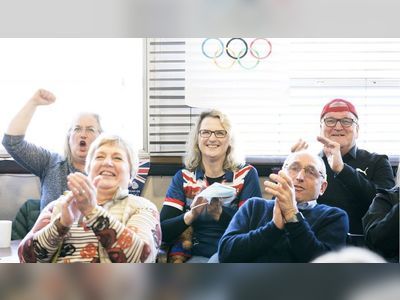 Team GB Olympic curlers roared on by family and friends in Scotland