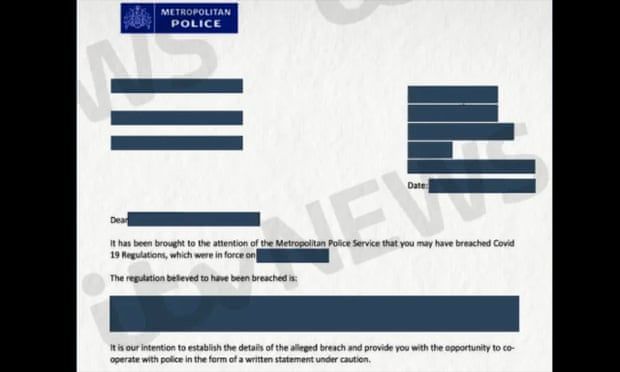 Leak confirms Partygate questionnaire includes police caution