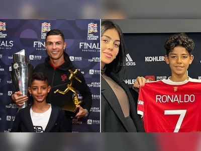 Cristiano Ronaldo Jr unveiled as a Man Utd player and handed iconic shirt number