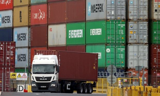 UK exports to EU fell by £20bn last year, new ONS data shows