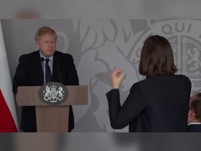 Ukrainian's tearful question for UK PM