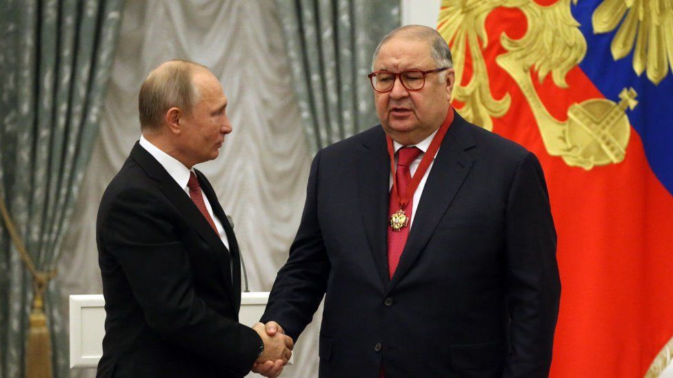 Ukraine: UK sanctions oligarchs Alisher Usmanov and Igor Shuvalov