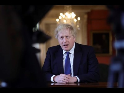 UK PM Boris Johnson speaks directly to Ukrainians