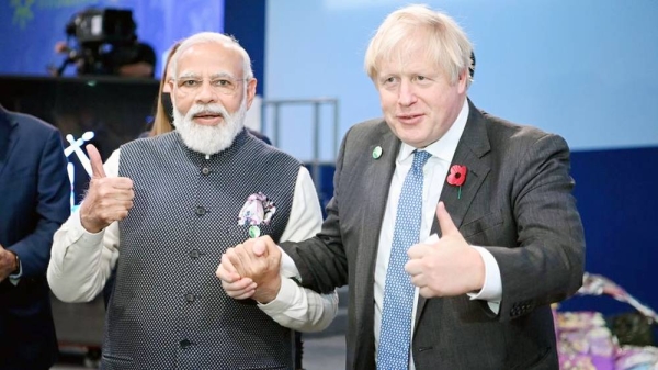 Johnson to visit India in bid to boost defense ties