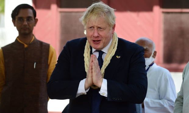Buying time to gain more corrupted benefits: MPs should wait - again - for even more ‘full facts’ on Partygate, says Johnson in India