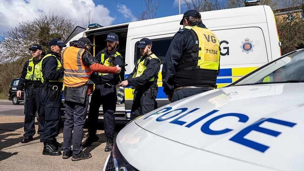 Essex Police make 83 arrests as oil terminals blocked
