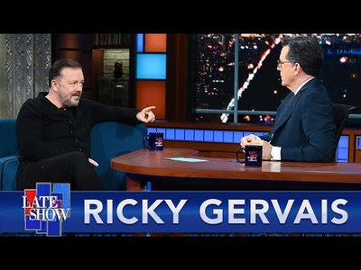 Ricky Gervais explains why he laughs about 'terrifying bad things' like Hitler