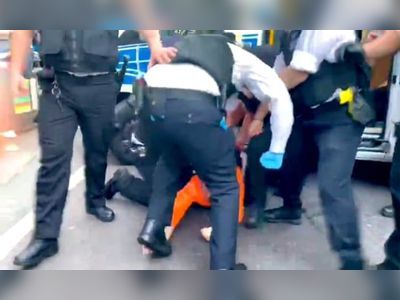 Met investigating video appearing to show man struck on head by officers