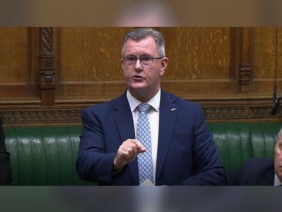 NI election 2022: DUP leader won't leave Westminster until protocol 'resolved'