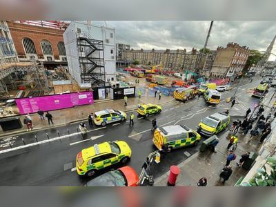 Scaffolding collapse in west London seriously injures two men