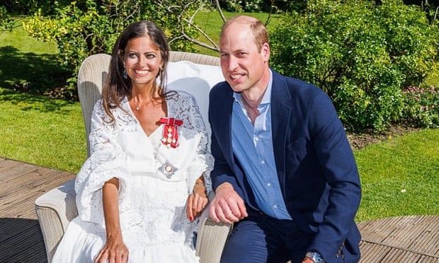 Prince William presents damehood to Deborah James as cancer fundraiser raises £5m