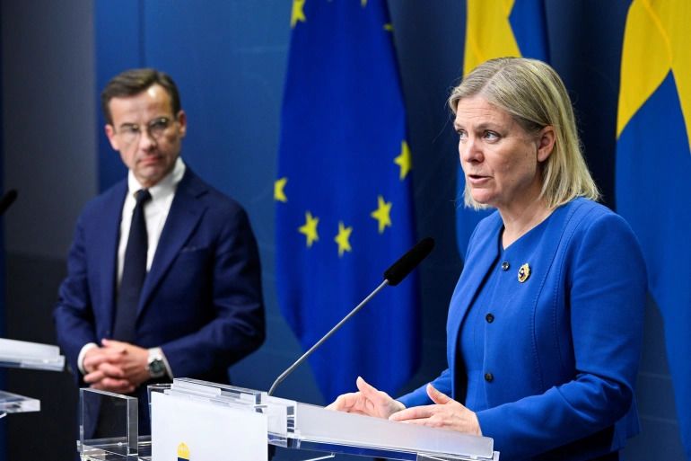 Sweden confirms NATO membership bid