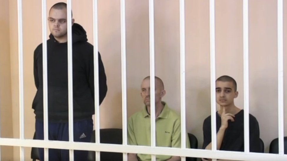 Ukraine war: Captured Britons appear in Donetsk rebel court