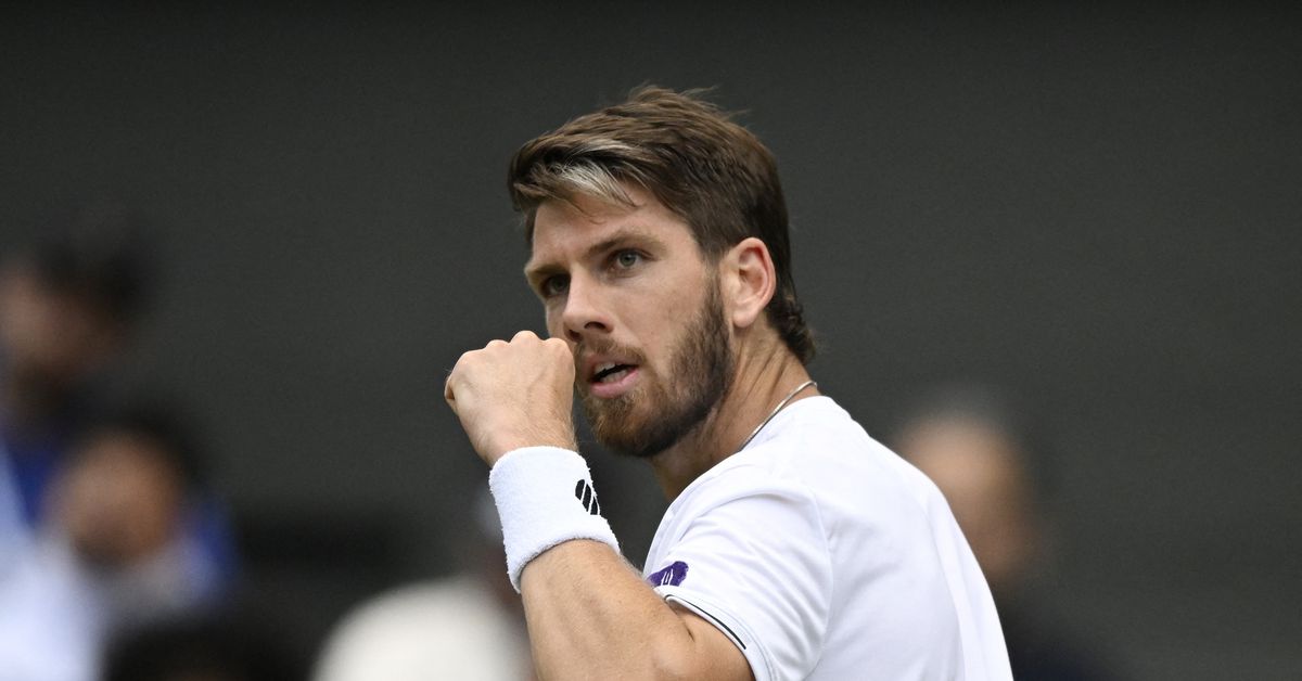 Britain's Norrie reaches Wimbledon fourth round for first time