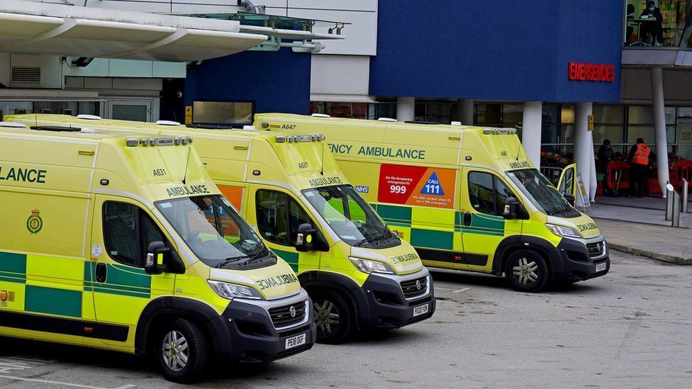 Highest alert level for ambulance services in England