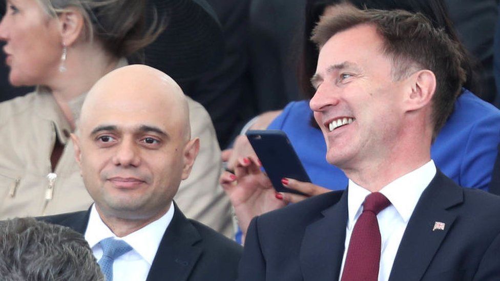 Ex-health secretaries Sajid Javid and Jeremy Hunt join Tory leadership race