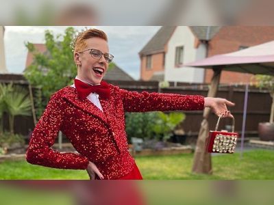 Prom dress boy says it is 'everything' to be called inspirational