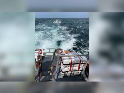 RNLI: Nine rescued from boat off County Antrim coast