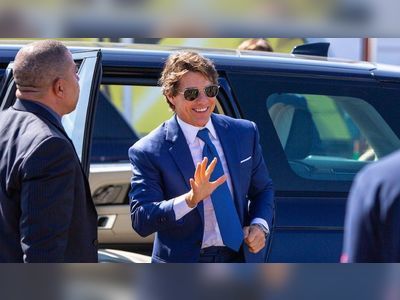 Tom Cruise attends Royal International Air Tattoo (RIAT)