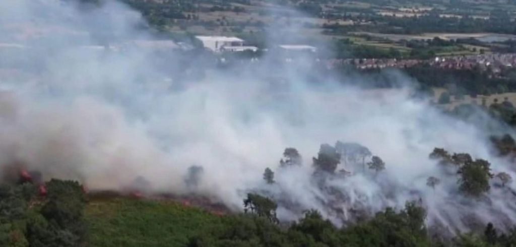 Lickey Hills fire: Crews tackle huge blaze at beauty spot