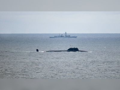 Royal Navy tracks two Russian submarines in North Sea