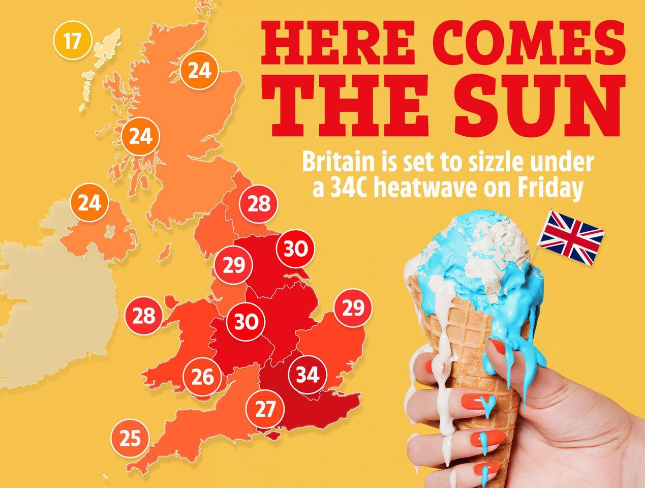 Heatwave: National emergency declared after UK's first red extreme heat warning