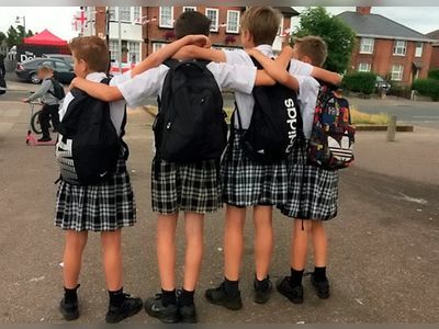 Fury as school says boys can wear skirts but not shorts in hot weather