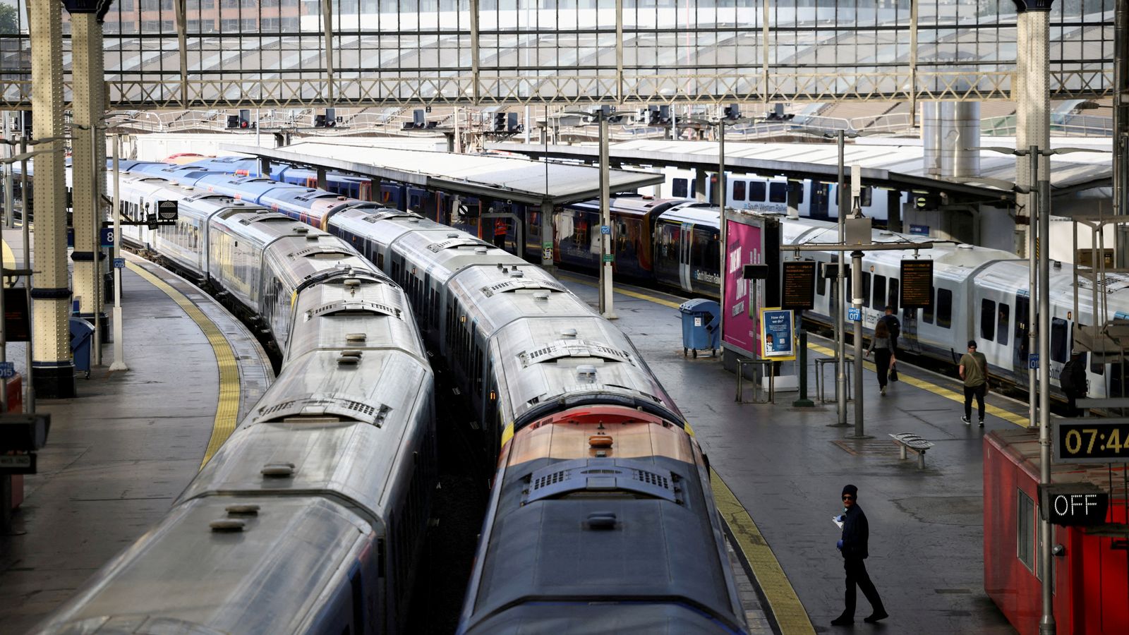 Rail users face widespread disruption from train drivers' strike