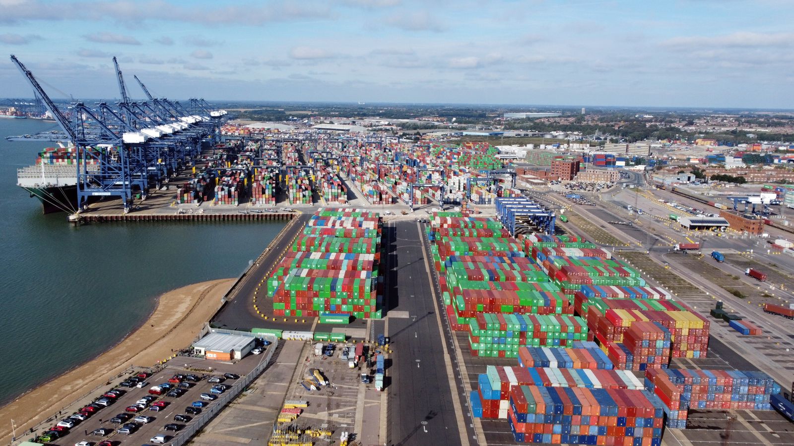 Almost 2,000 Felixstowe port workers to begin eight-day strike over pay, raising fears of supply chain disruption