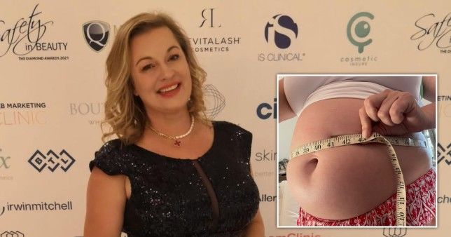 Woman with lemon-sized tumours on womb gets mistaken for being pregnant
