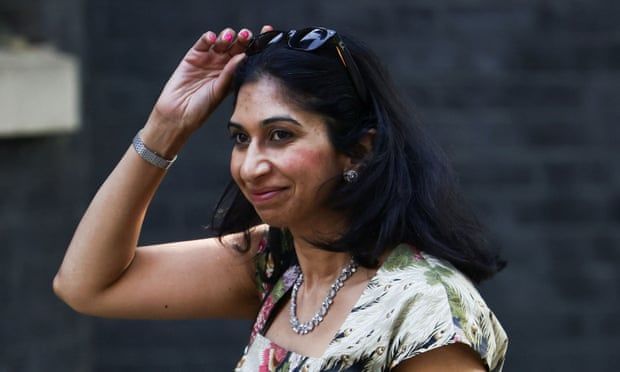 Suella Braverman received £10,000 leadership bid donation from prominent climate denier’s firm