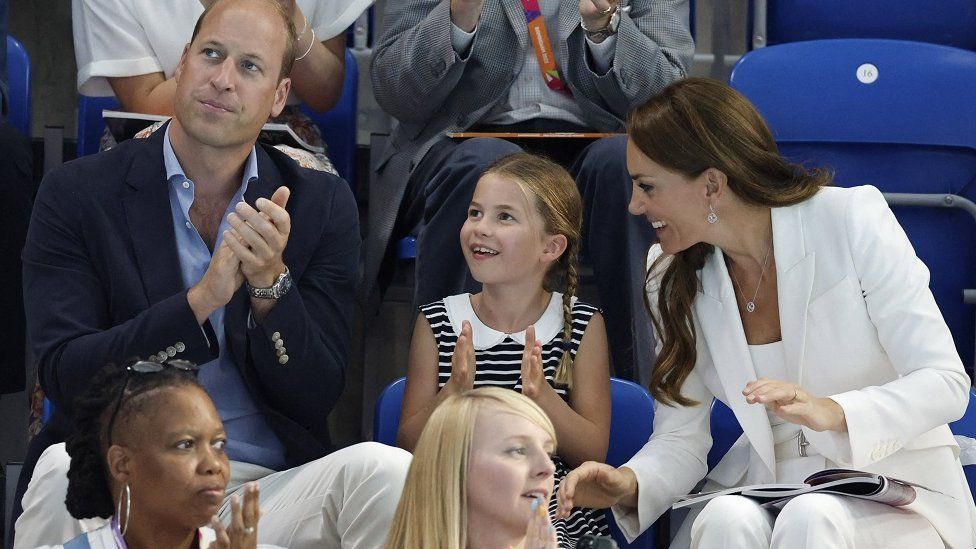 Princess Charlotte joins Duke and Duchess at Commonwealth Games