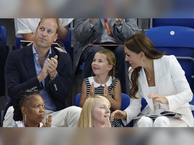 Princess Charlotte joins Duke and Duchess at Commonwealth Games
