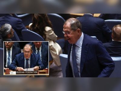Russia's foreign minister walks out of UN summit amid ‘collective condemnation’