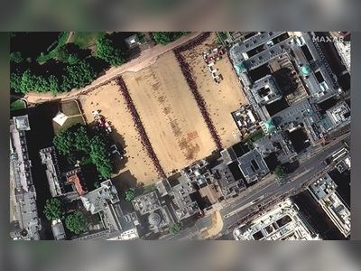 Satellite Pics Show Massive Crowds At Queen's Funeral In London