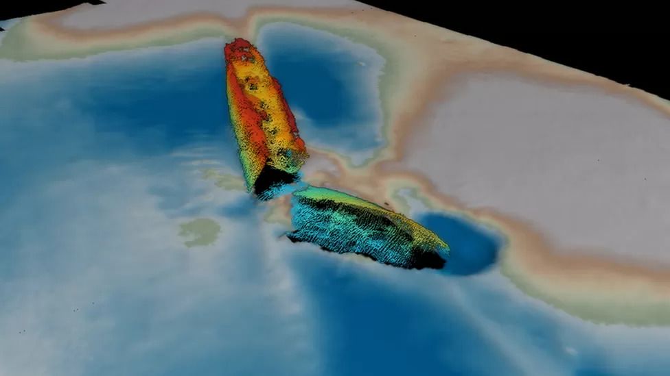 Titanic: Ship that sent iceberg warning found in Irish Sea