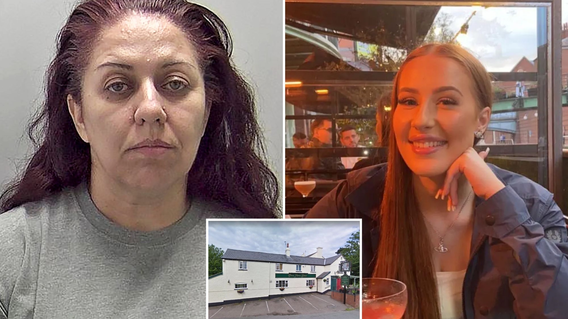 Pub boss who knifed waitress after accusing her of AFFAIR with husband jailed