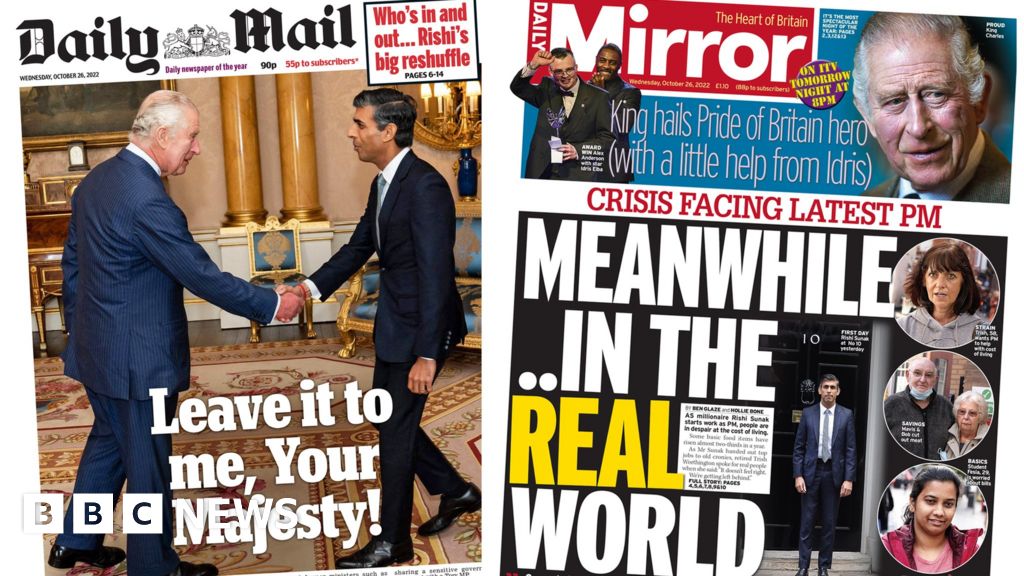 Newspaper headlines: 'Crisis cabinet' and 'kings can only get better'