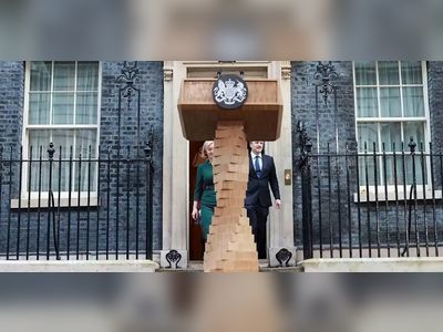 Yet another PM, yet another No 10 lectern