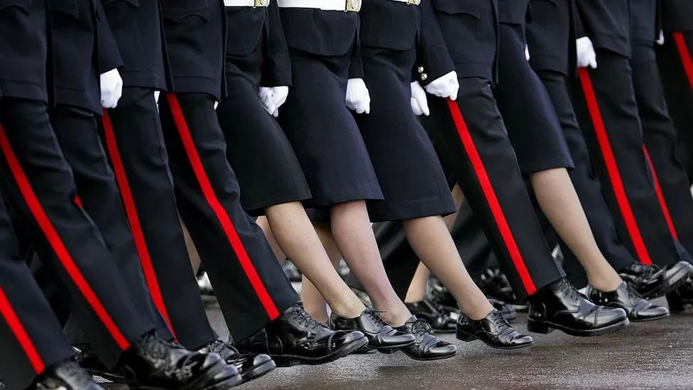 Ofsted: Ill-fitting female soldiers uniforms less smart than males