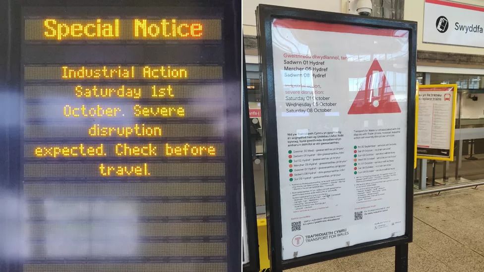Rail strikes: Wales train passengers face four days of disruption