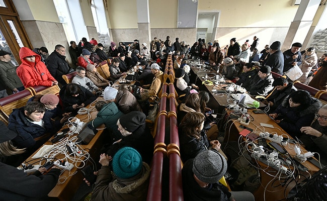 "We're Free Finally": Ukrainians Reunite As Key Train Station Reopens