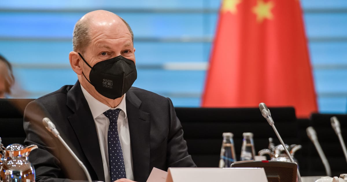 Germany’s Scholz: The way we deal with China must change