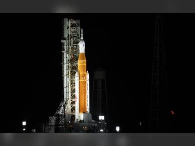 NASA's Giant Rocket Rolls Out To Launch Pad For Uncrewed Mission To Moon